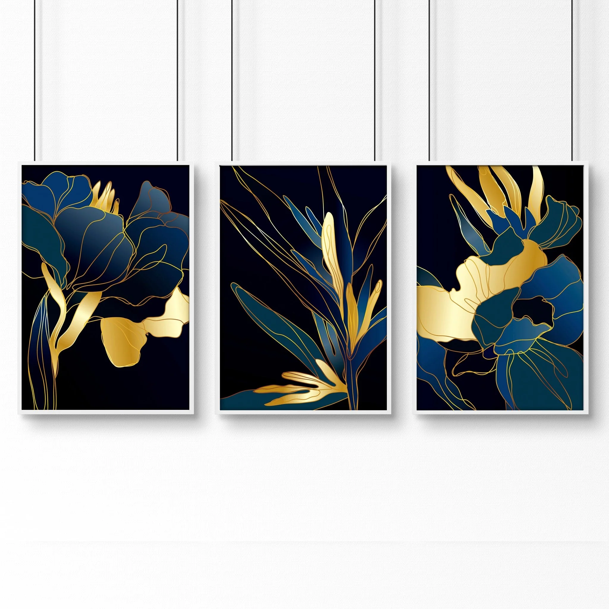 Wall decoration for office | set of 3 Eclectic wall art - Image 7