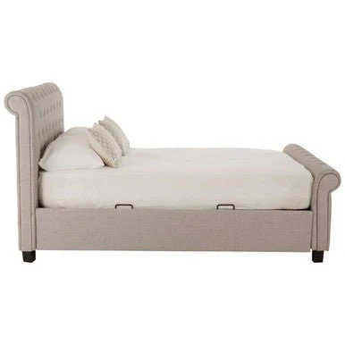 Orlando Light Grey Ottoman King Bed - Image 11