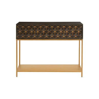 Patna Grey Mango Wood Console Table - Image 13