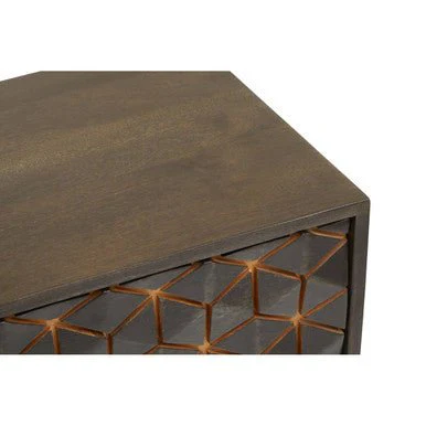Patna Grey Mango Wood Console Table - Image 9
