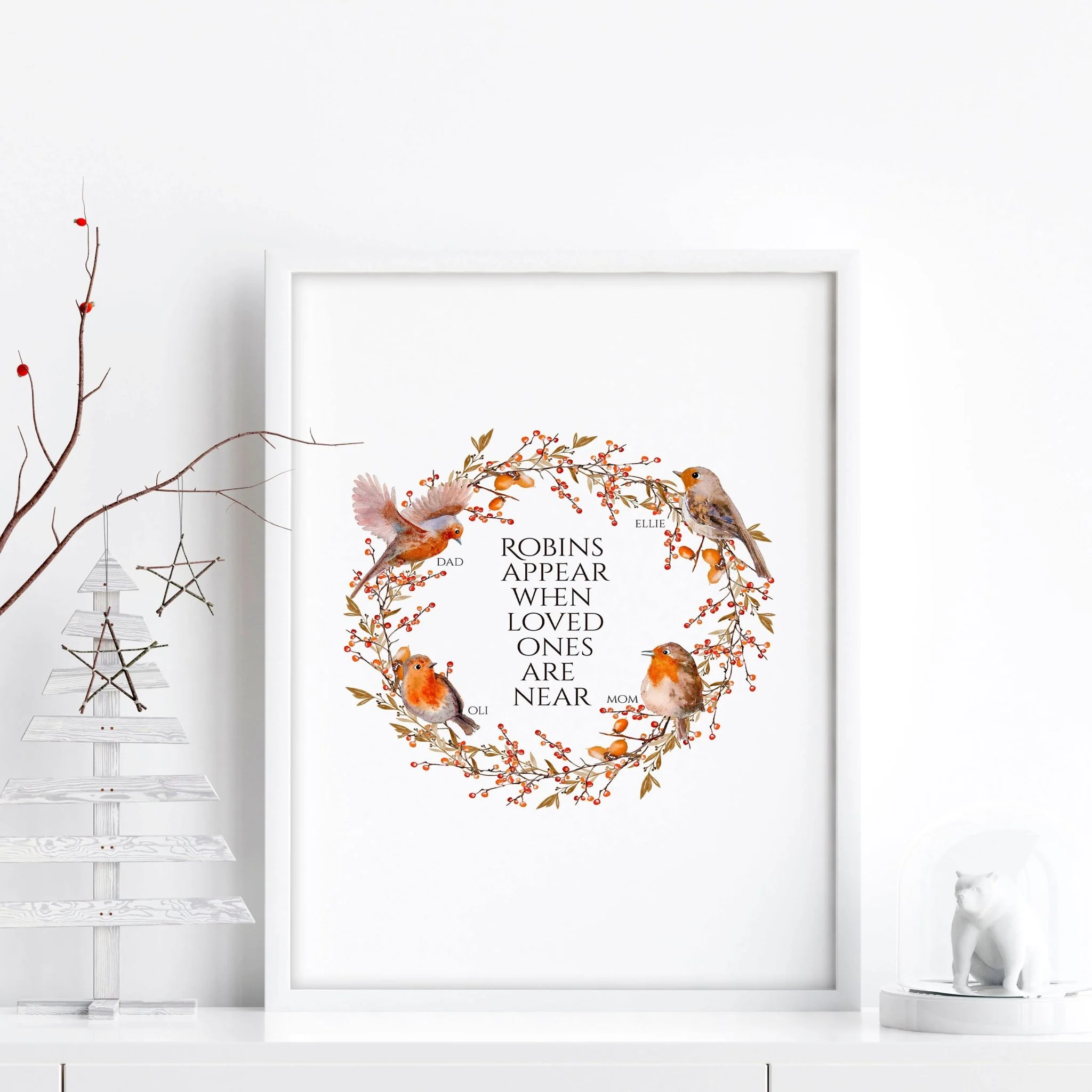 Personalized Family Tree - Festive Christmas Decor! - Image 5