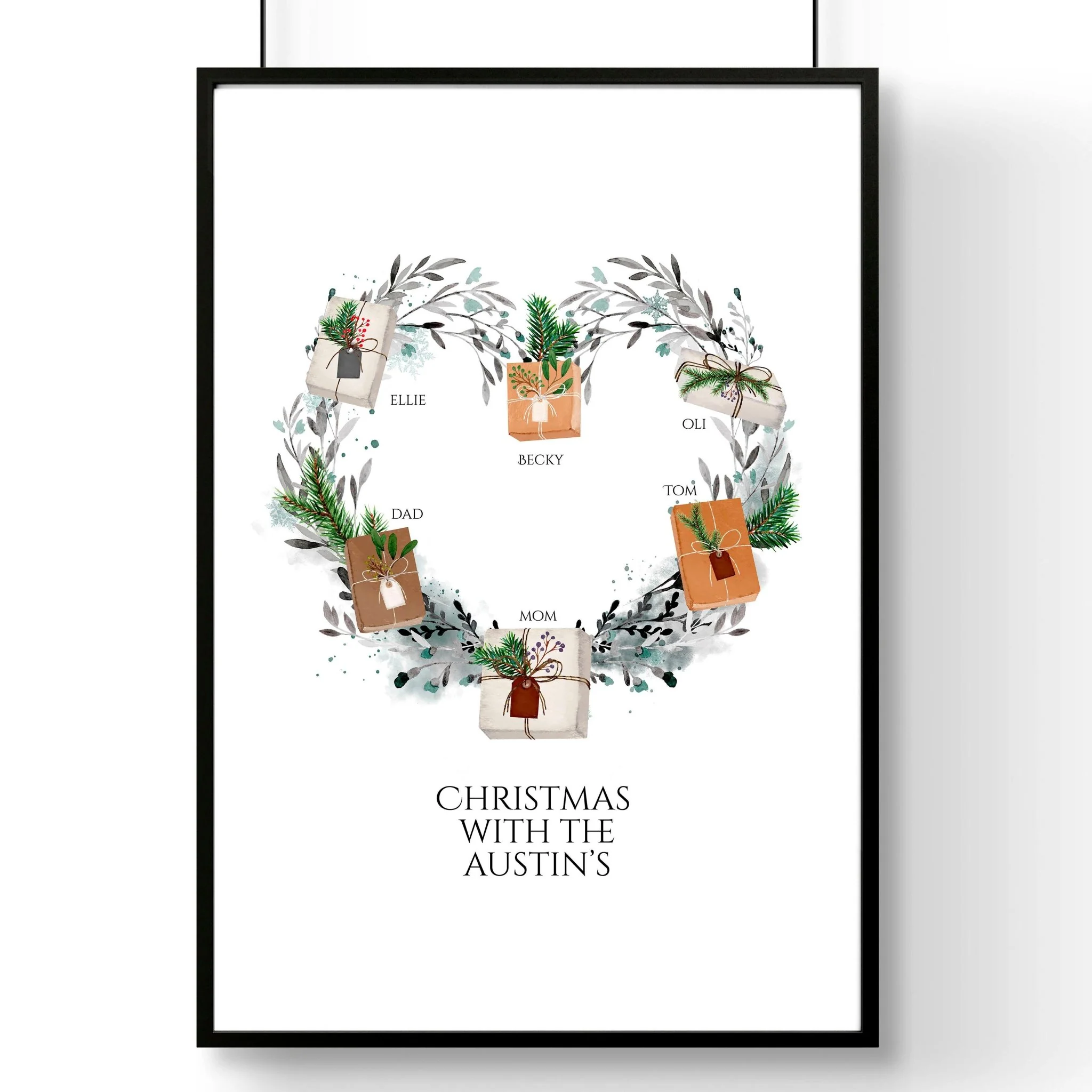 Personalized gift for family wall art - Image 6