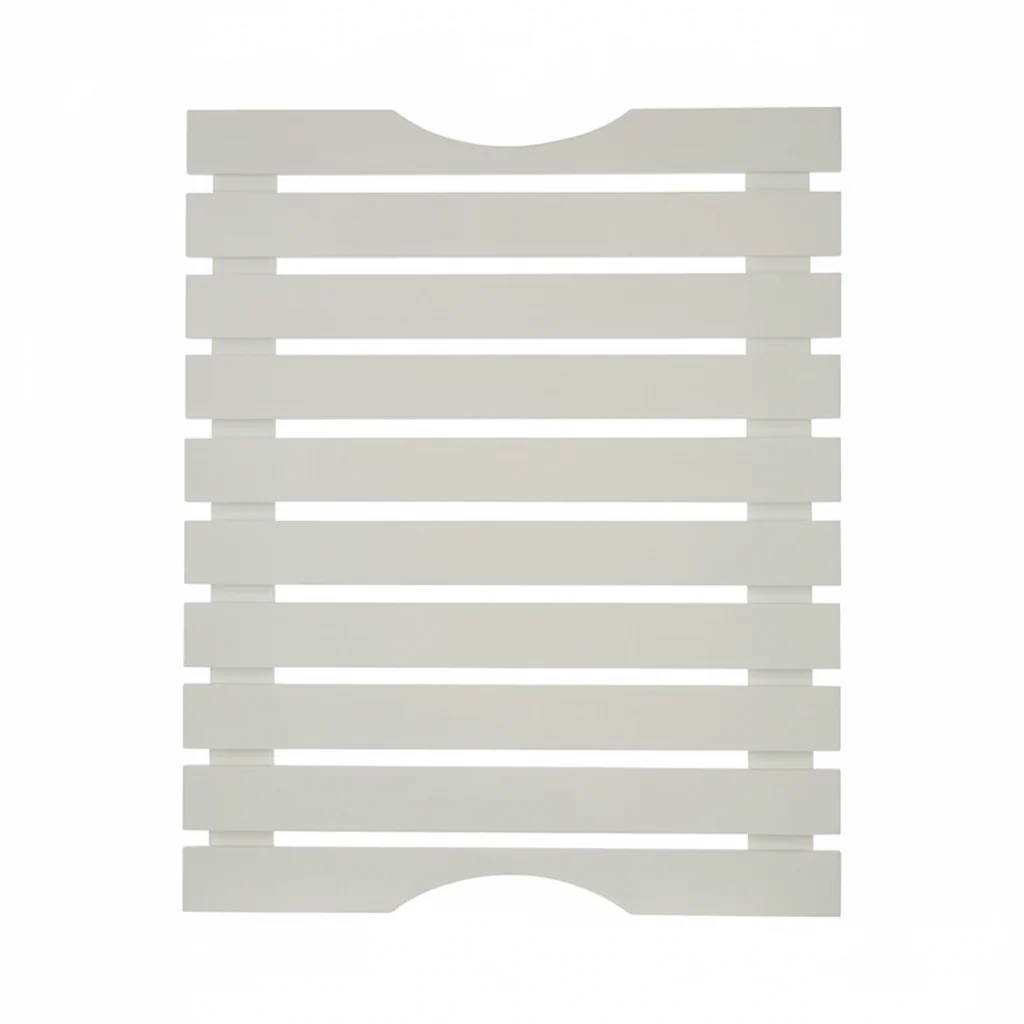 Portland White Wood Slatted Duckboard