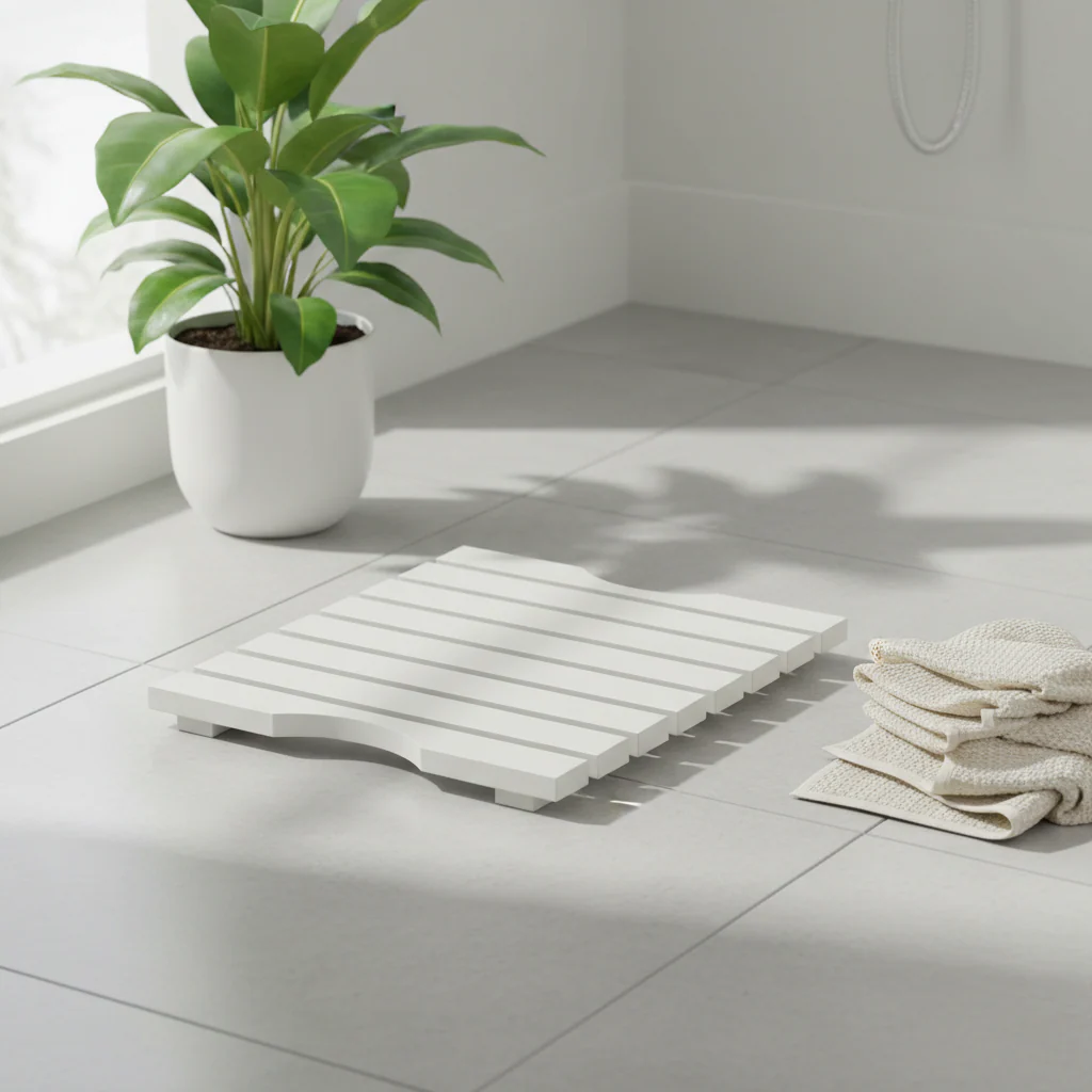 Portland White Wood Slatted Duckboard - Image 3