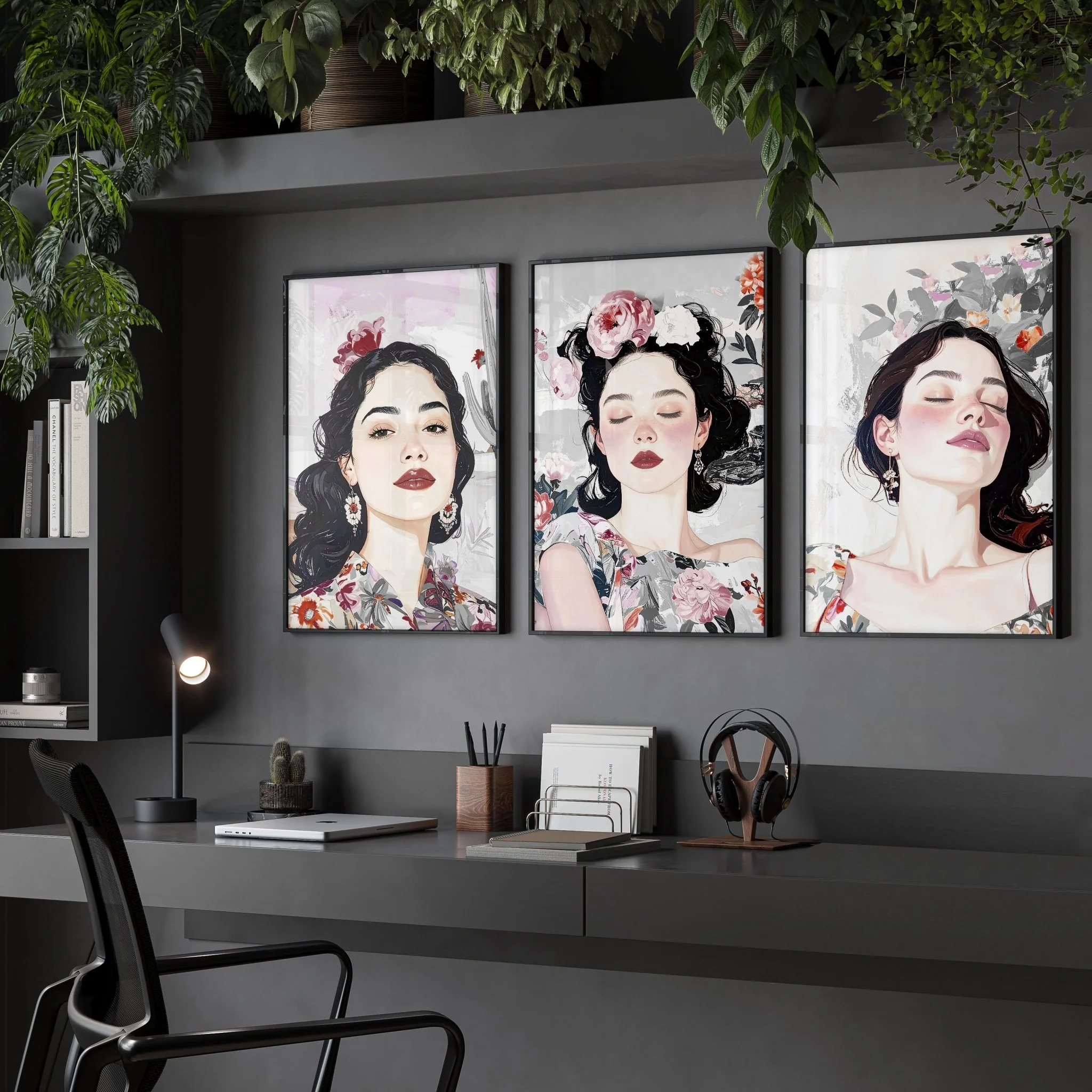 Print Sets Of 3 | Set of 3 Boho Women Wall art Prints - Image 6