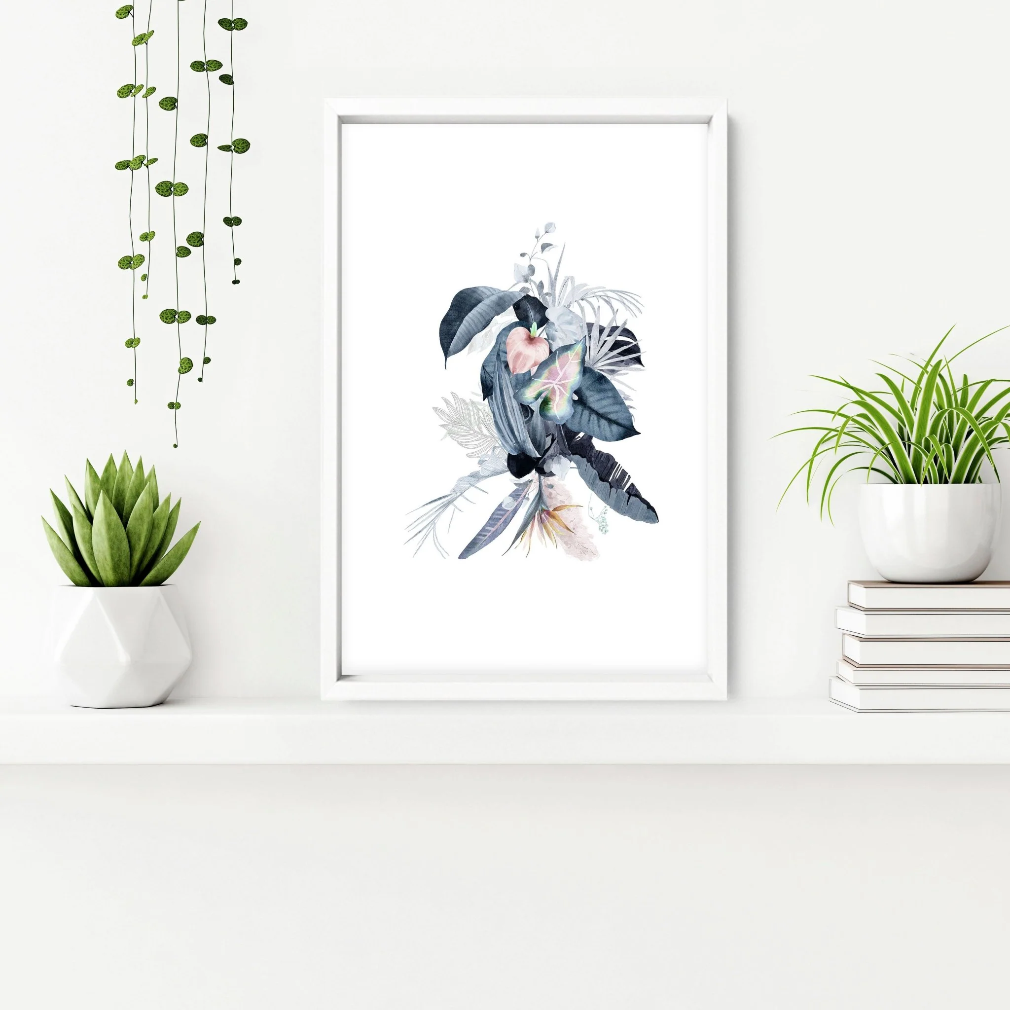 Prints for a bathroom wall | set of 3 Tropical wall art - Image 6