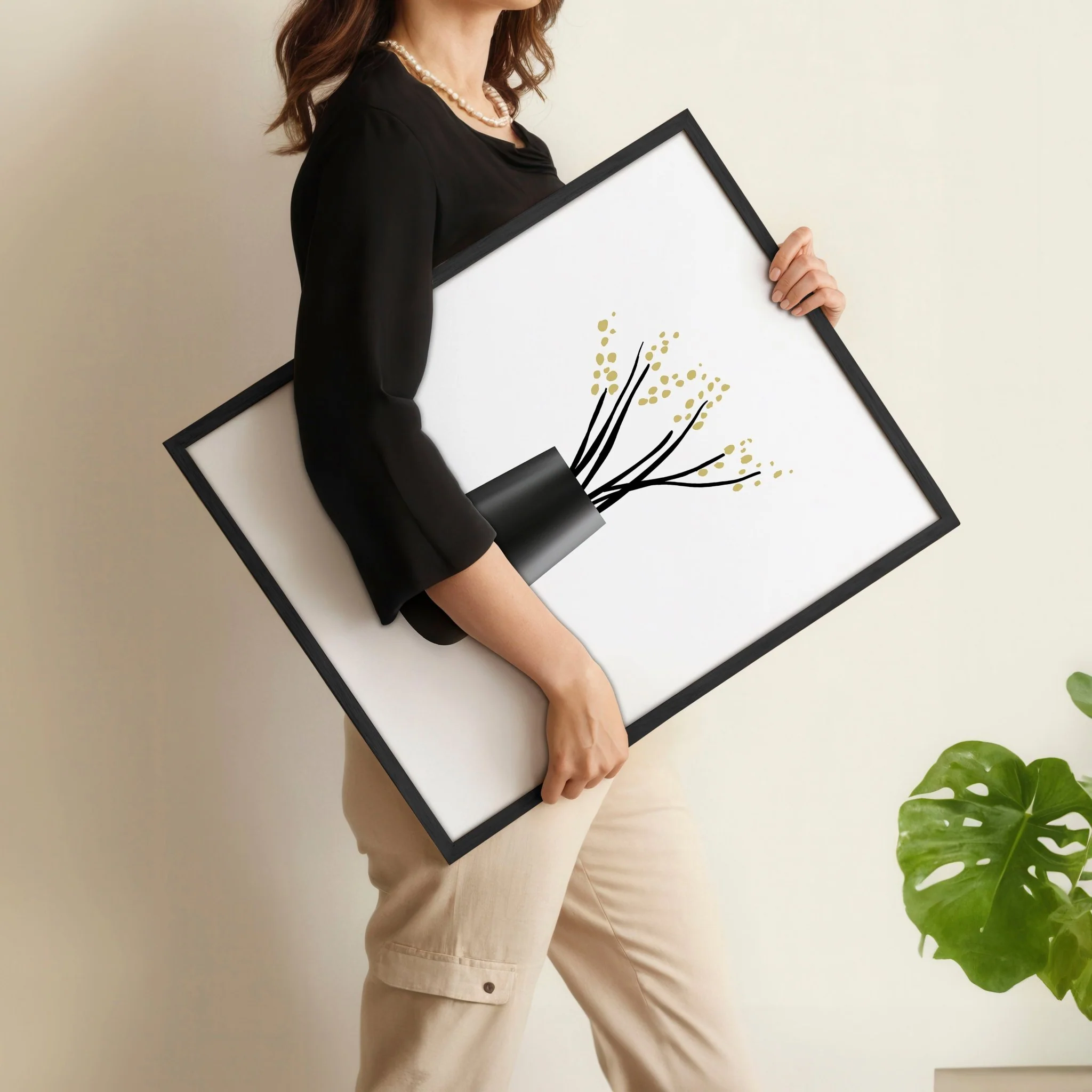 Prints For Bathroom Walls | Set of 3 Botanical Wall art Prints - Image 4