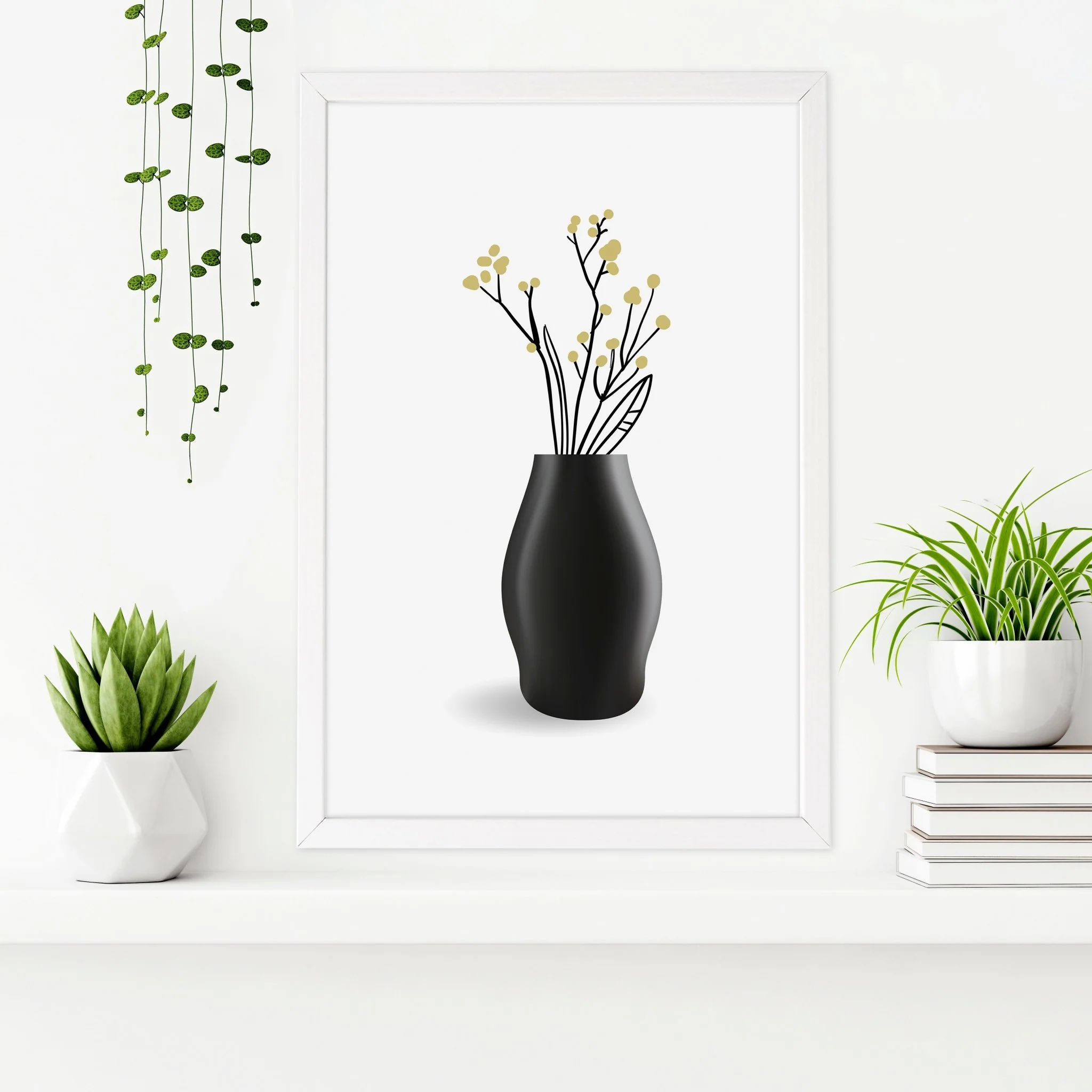 Prints For Bathroom Walls | Set of 3 Botanical Wall art Prints - Image 5