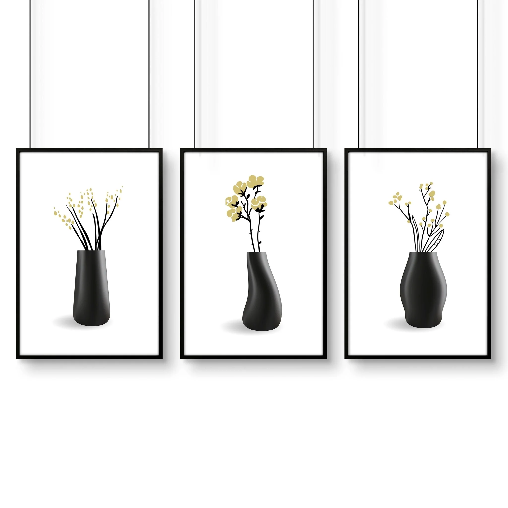 Prints For Bathroom Walls | Set of 3 Botanical Wall art Prints - Image 9