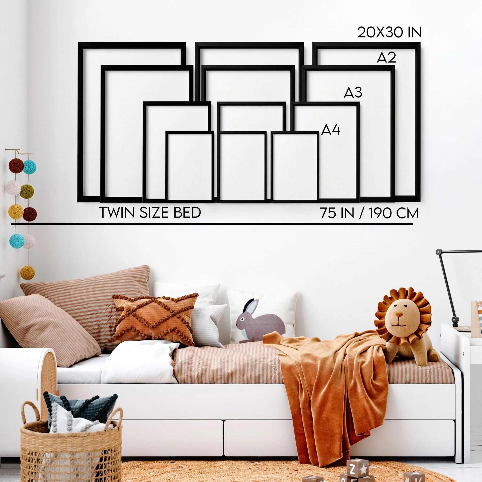 Rainbow nursery decoration wall art print - Image 8