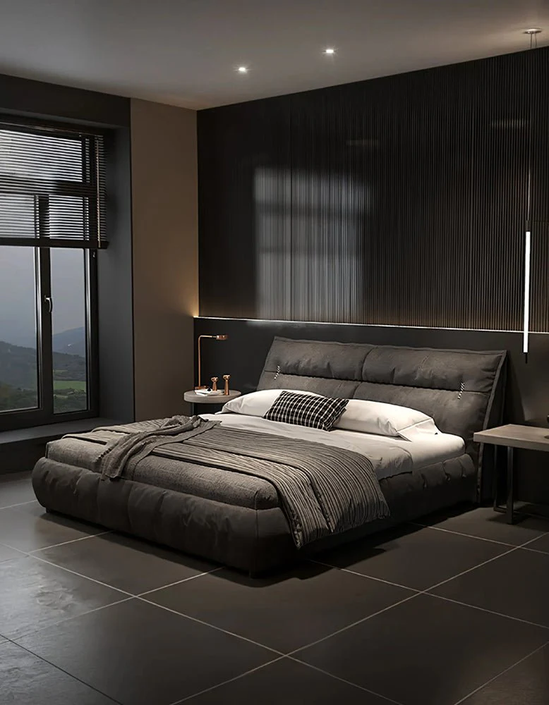 Raj King Size, Super King Size Bed With Storage, Dark Grey - Image 2