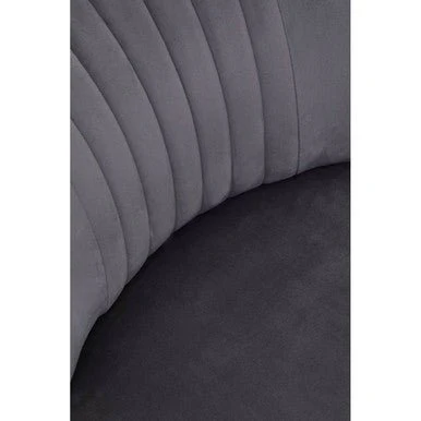 Regents Park Grey Velvet Chair - Image 13