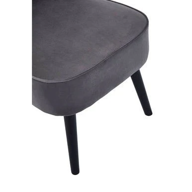 Regents Park Grey Velvet Chair - Image 15