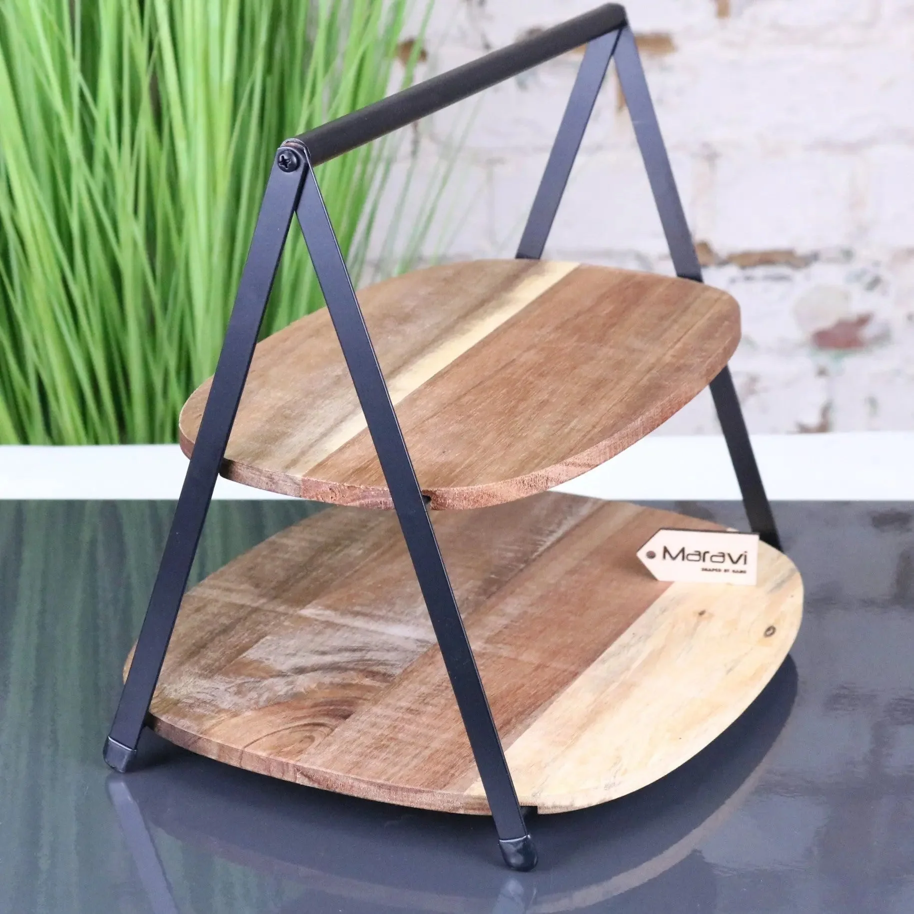 Revika 27cm 2 Tier Cake Stand - Image 3