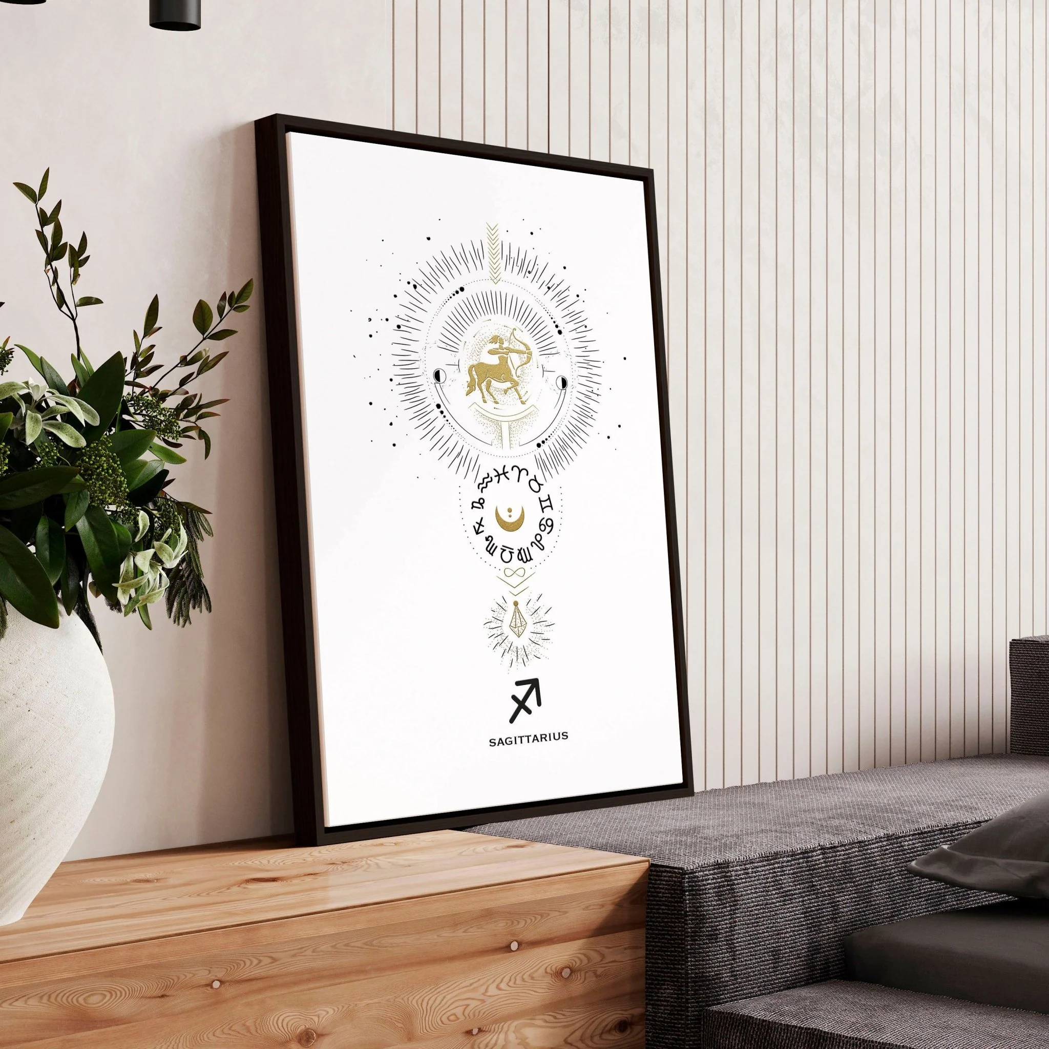 Sagittarius zodiac framed wall art print - Image 6