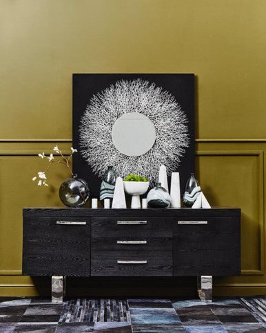 Salmo Large White Marble Pedestal Bowl - Image 11