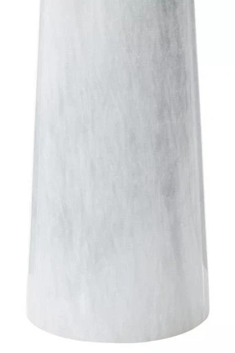 Salmo White Marble Tapered Vase - Image 11