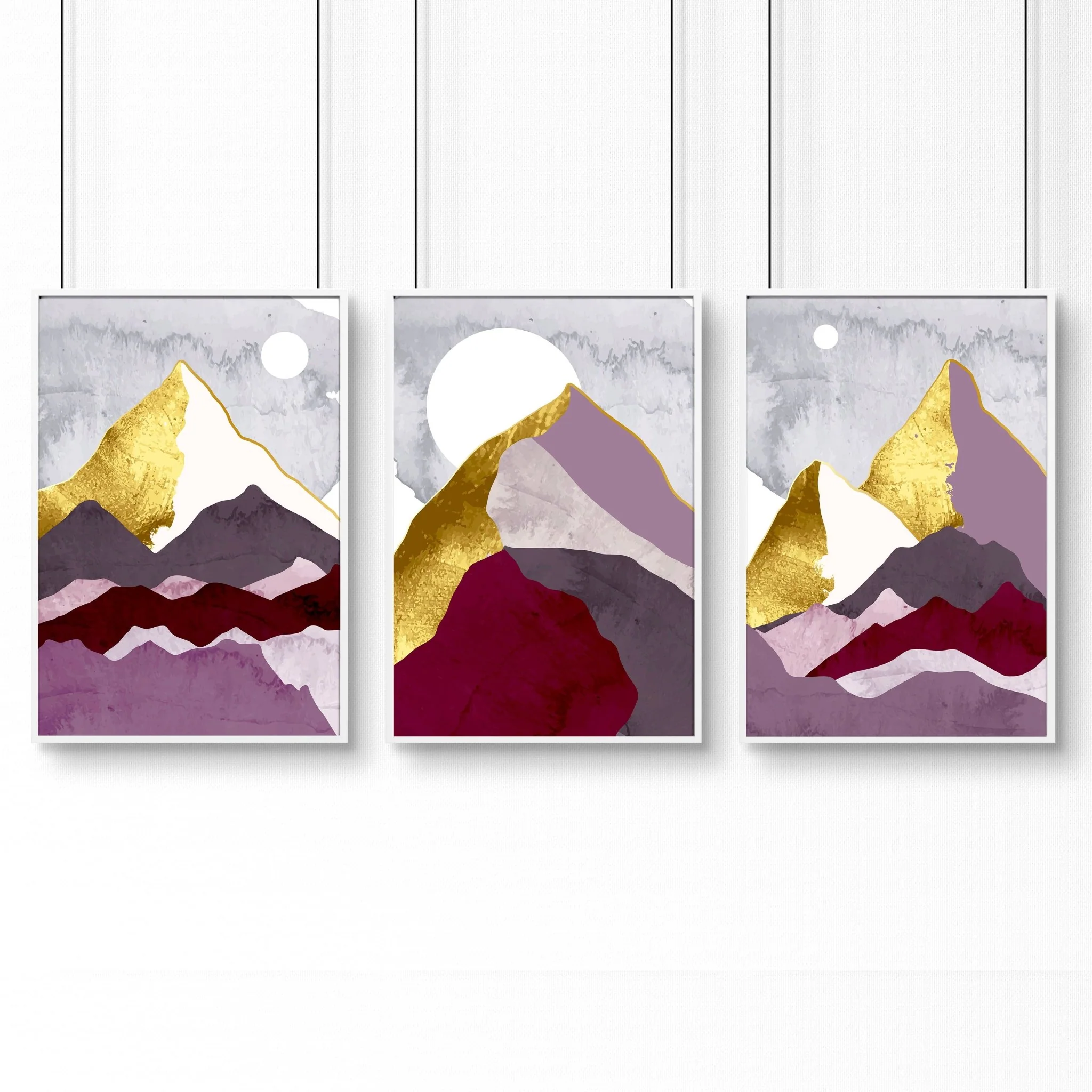 Scandi prints for home office | set of 3 framed wall art - Image 9