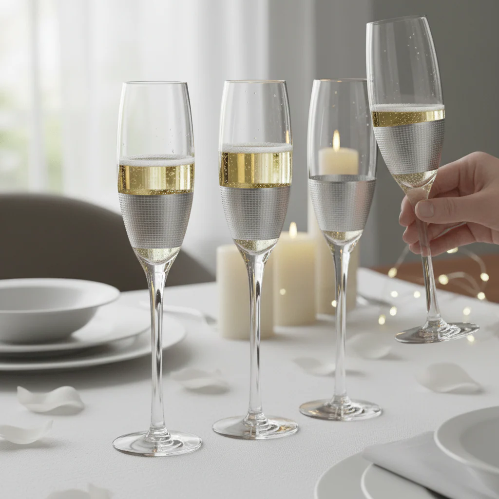 Set Of Four Apollo Champagne Glasses - Image 2