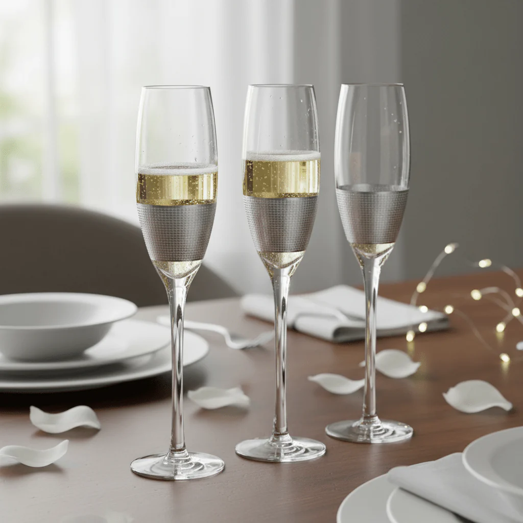 Set Of Four Apollo Champagne Glasses - Image 3