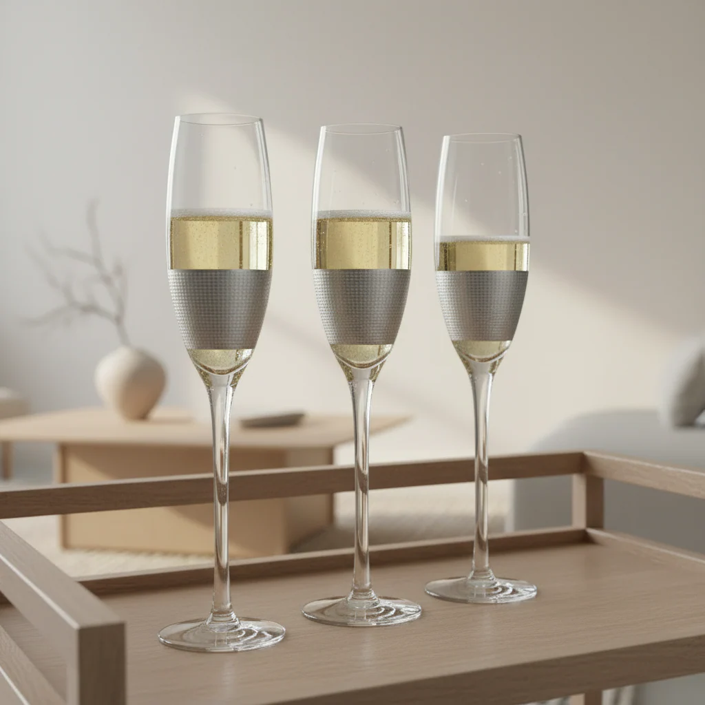 Set Of Four Apollo Champagne Glasses - Image 6