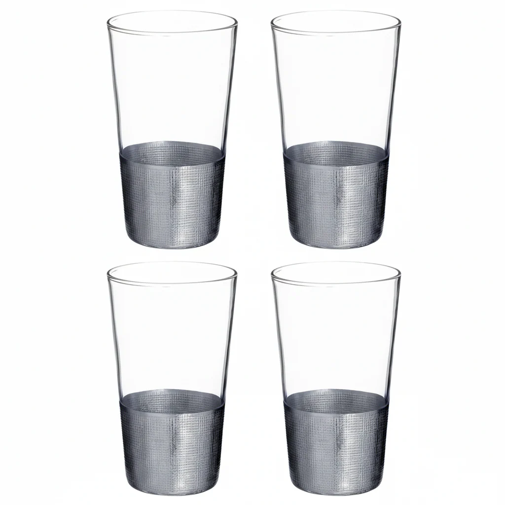 Set Of Four Apollo High Ball Glasses