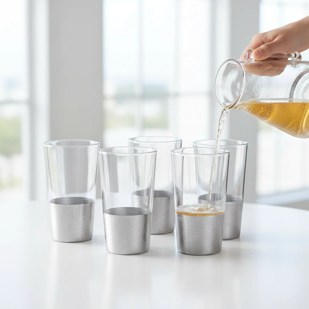 Set Of Four Apollo High Ball Glasses - Image 2