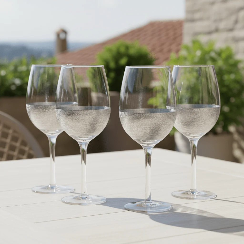 Set Of Four Apollo Large Wine Glasses - Image 7