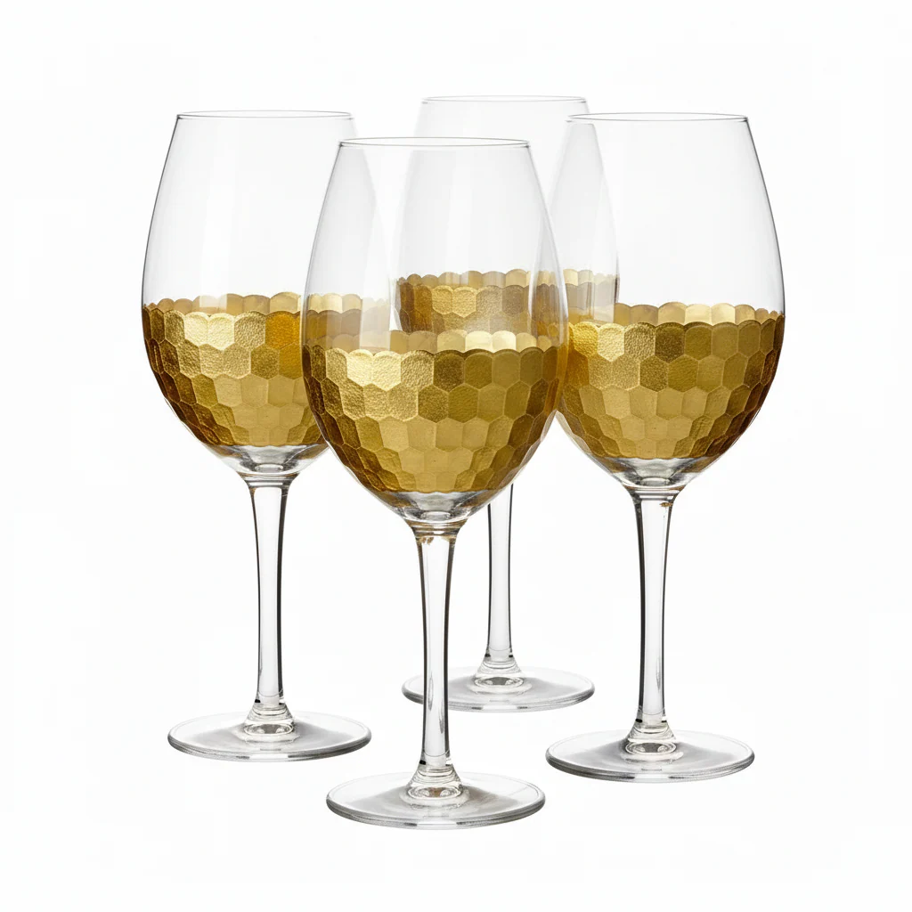 Set Of Four Astrid Large Wine Glasses