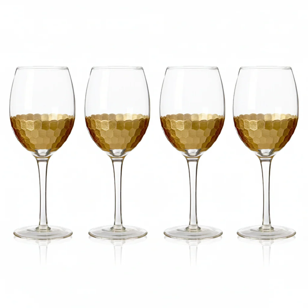 Set Of Four Astrid Small Wine Glasses