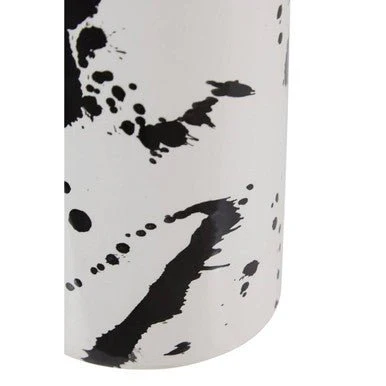 Sorrell Small Black And White Ceramic Vase - Image 7