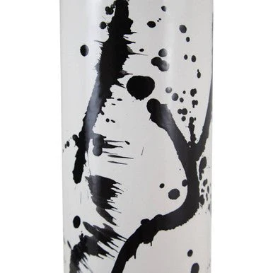 Sorrell Small Black And White Ceramic Vase - Image 8
