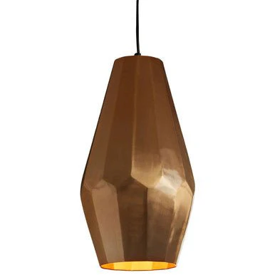 Stockholm Aluminium Copper Finish Large Pendant Light - Image 5