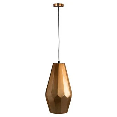 Stockholm Aluminium Copper Finish Large Pendant Light - Image 7