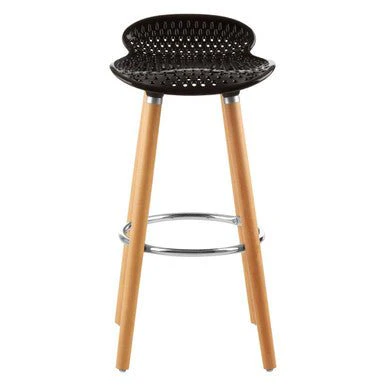 Stockholm Matte Black Bar Stool - Image 5