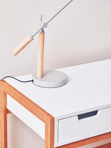 Stockholm Matte Grey Table Lamp - Image 10