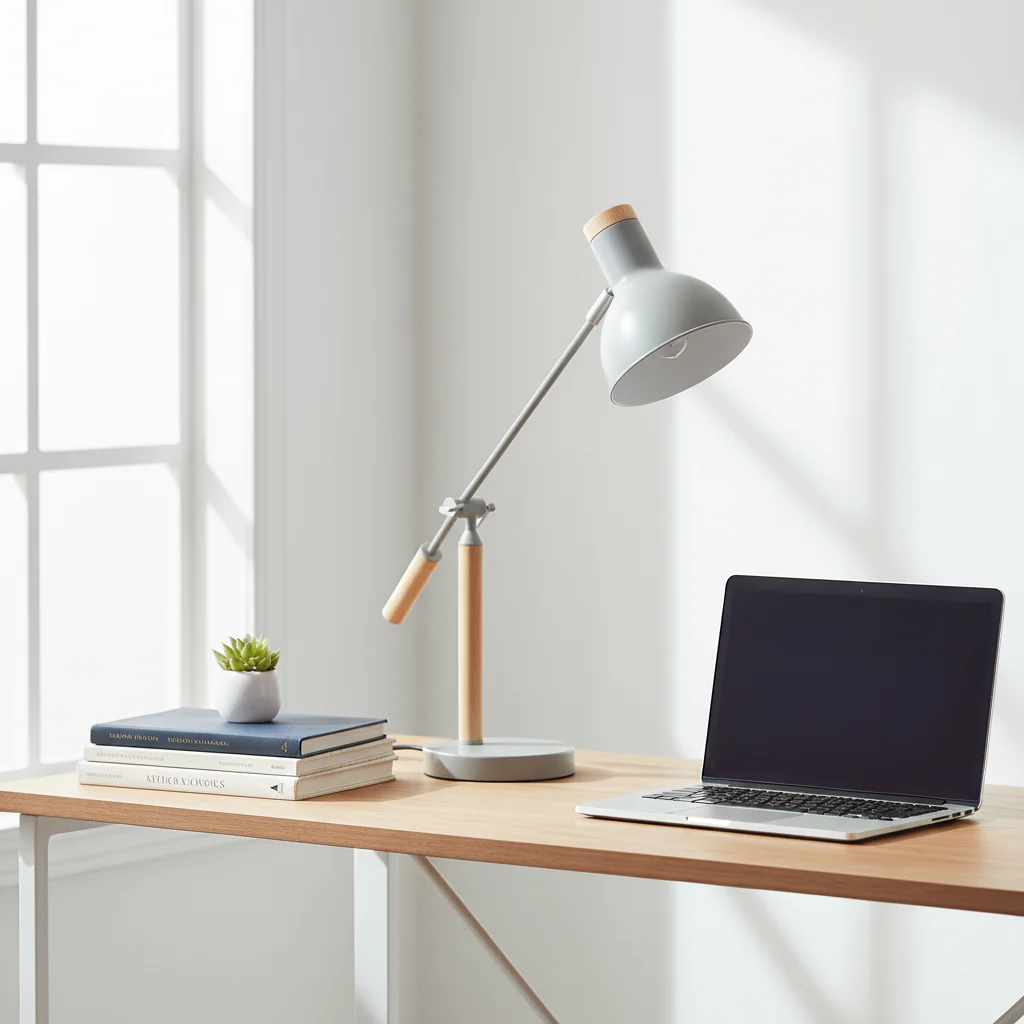 Stockholm Matte Grey Table Lamp - Image 4
