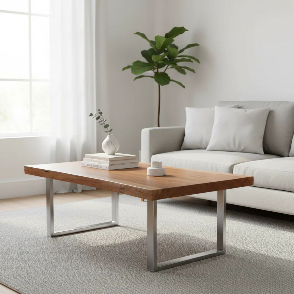 Surak Longan Wood Coffee Table - Image 3