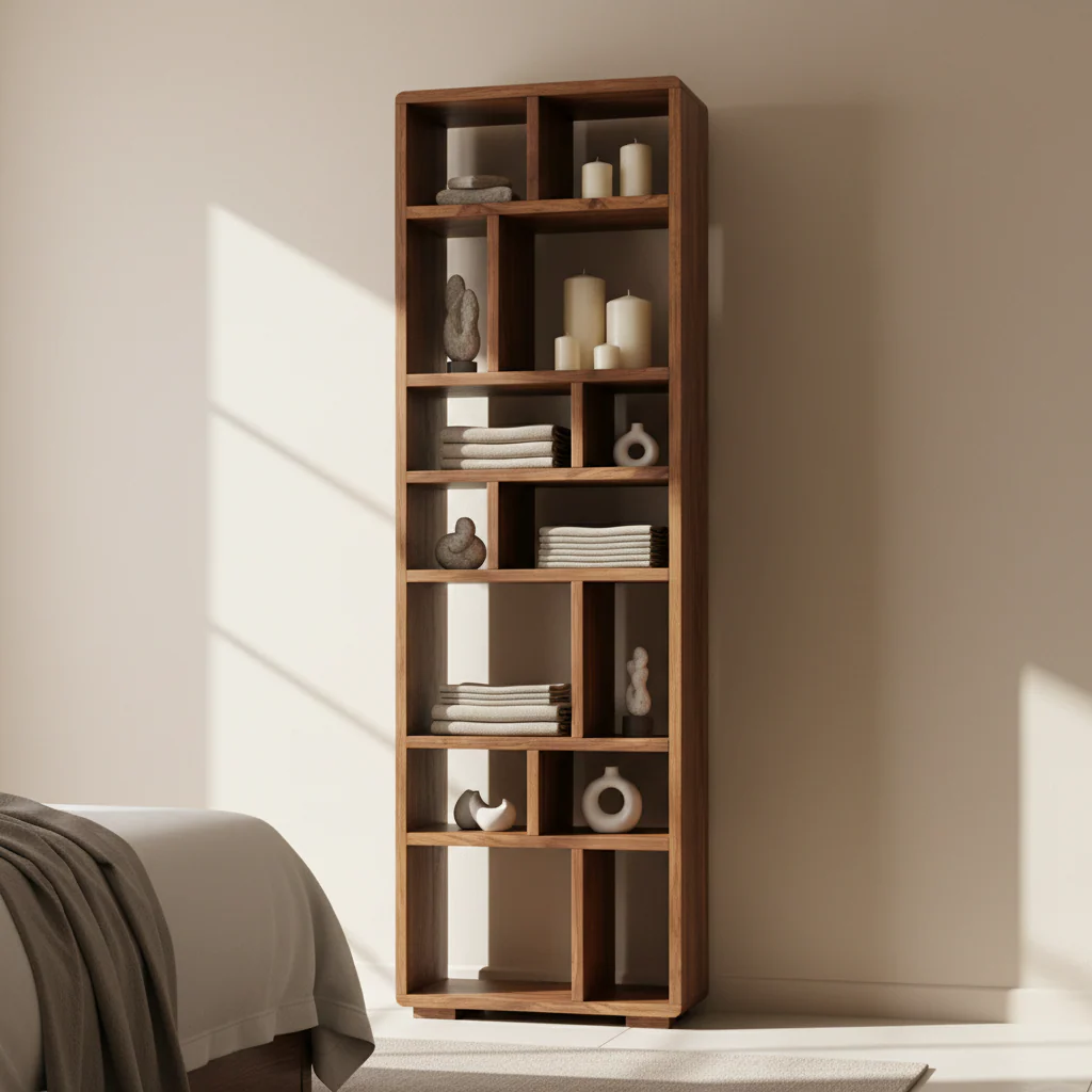 Surati Sheesham Wood Shelf Unit - Image 4