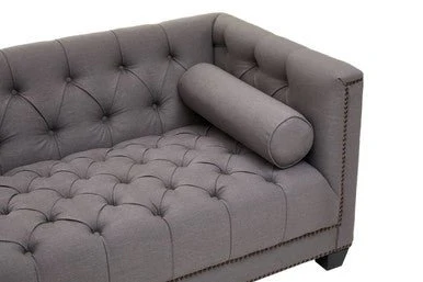 Surina 2 Seat Grey Fabric Sofa - Image 11