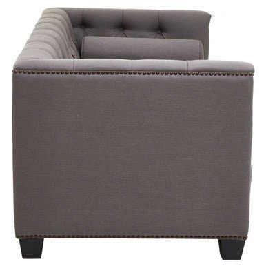 Surina 2 Seat Grey Fabric Sofa - Image 7