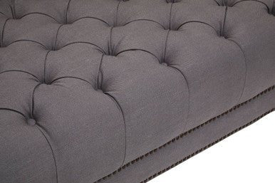 Surina 3 Seat Grey Fabric Sofa - Image 13