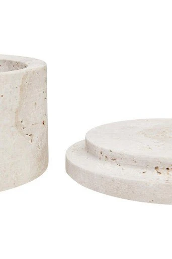 Tibor Travertine Round Trinket Box - Image 13