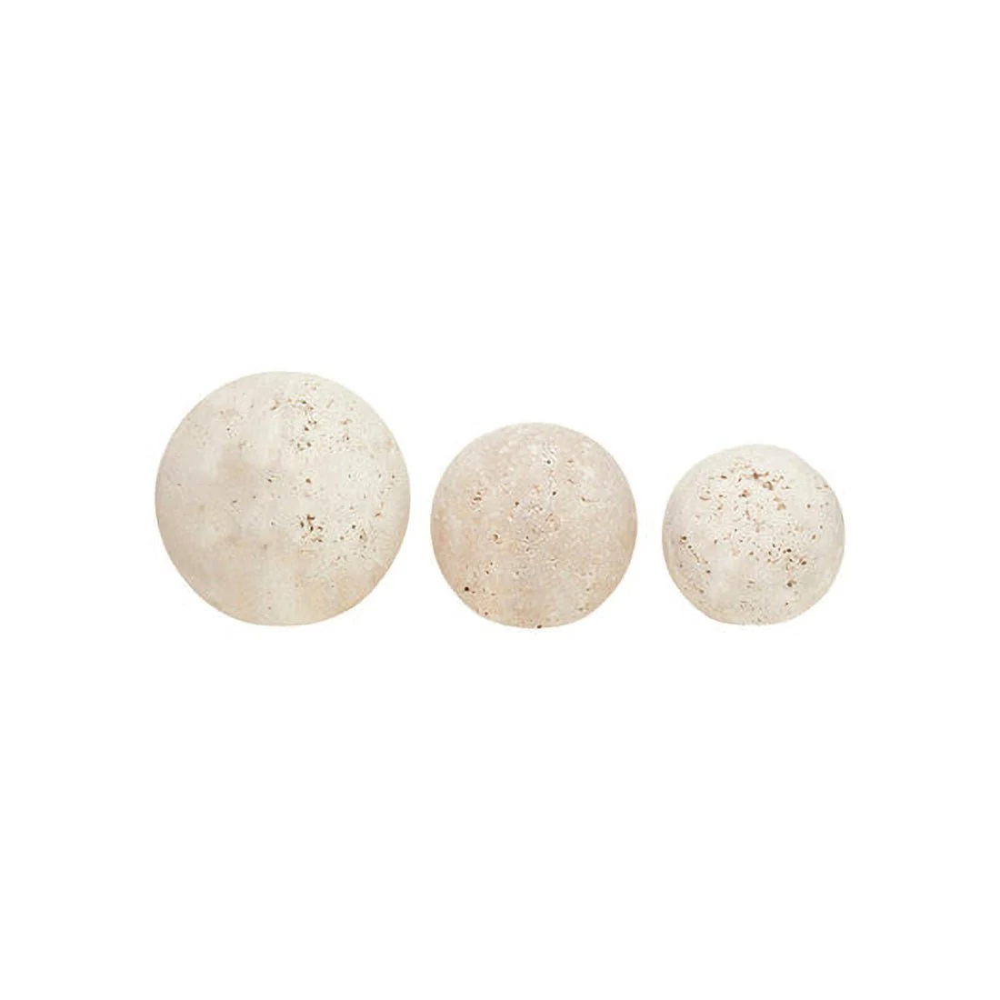 Tibor Travertine Set of 3 Deco Balls - Image 5
