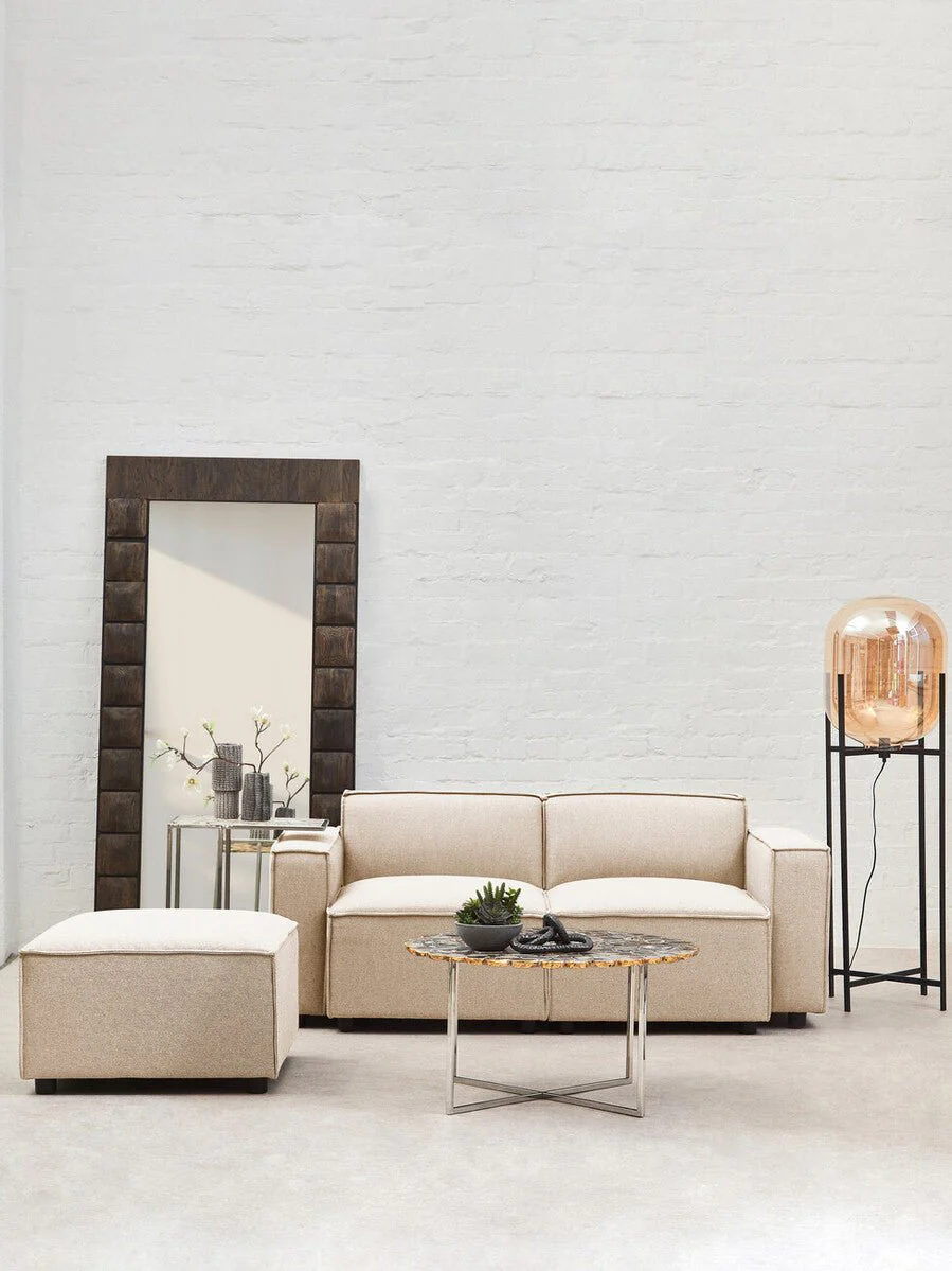 Toulouse Cream Fabric Left Arm Sofa - Image 18
