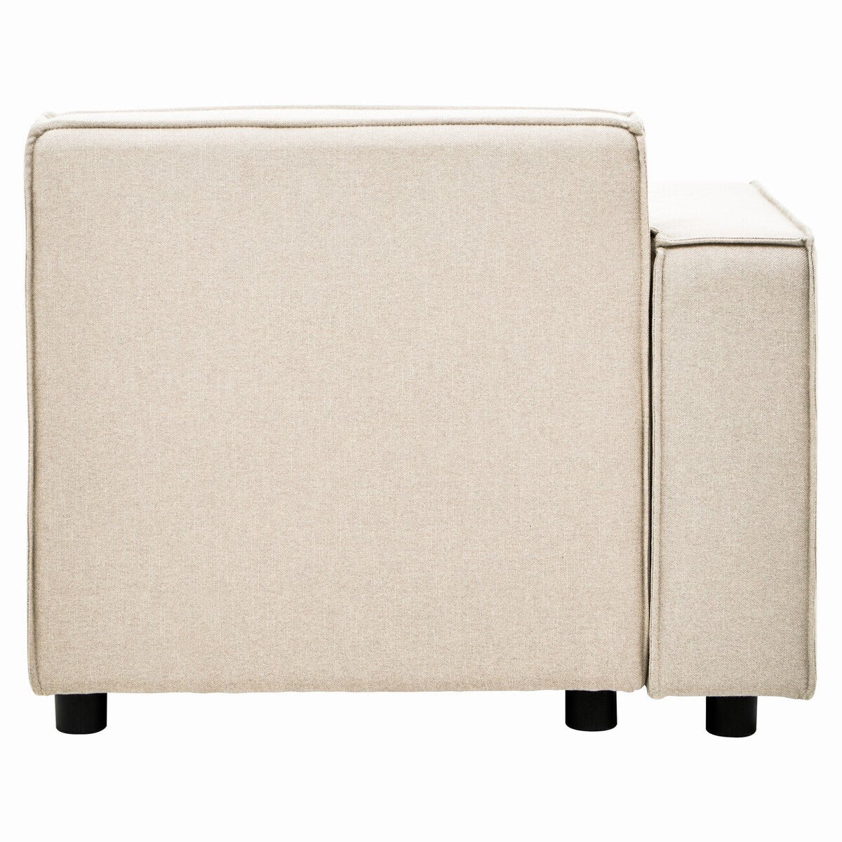 Toulouse Cream Fabric Right Arm Sofa - Image 9