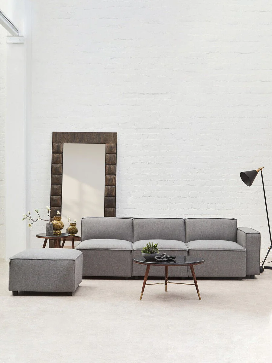 Toulouse Grey Fabric Left Arm Sofa - Image 20