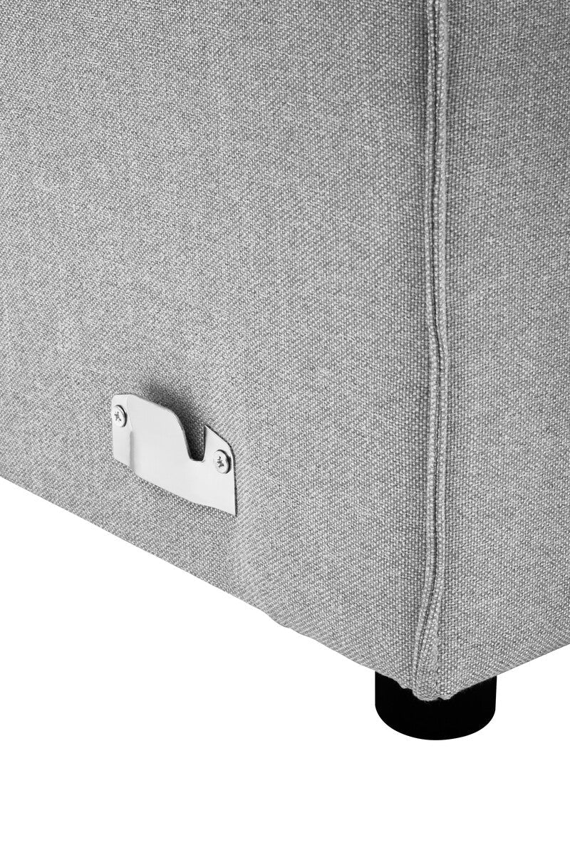 Toulouse Grey Fabric Left Arm Sofa - Image 28