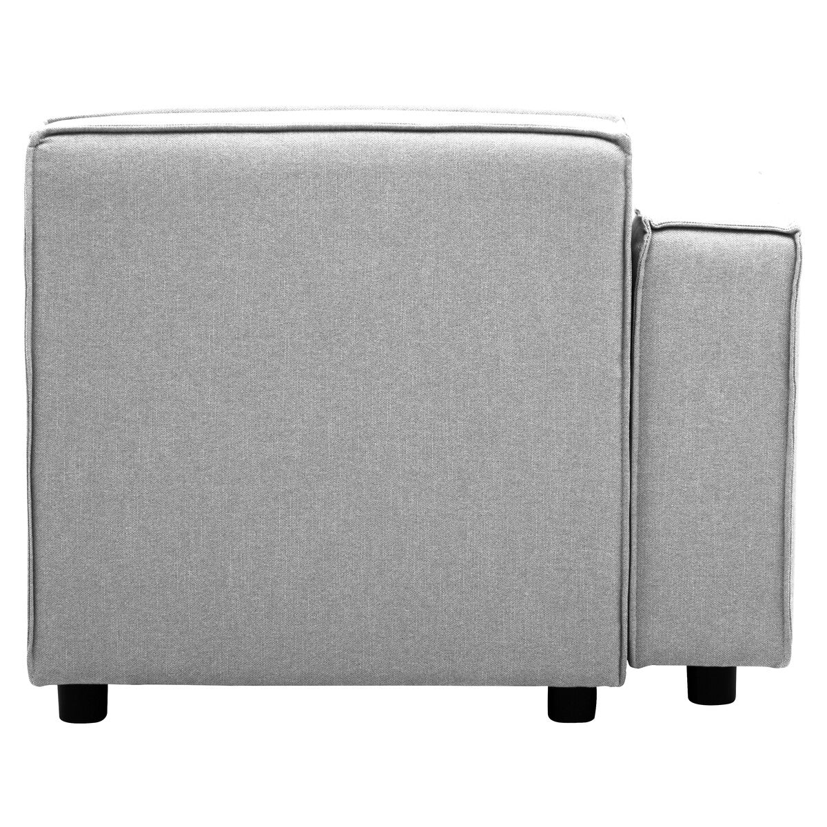 Toulouse Grey Fabric Right Arm Sofa - Image 7