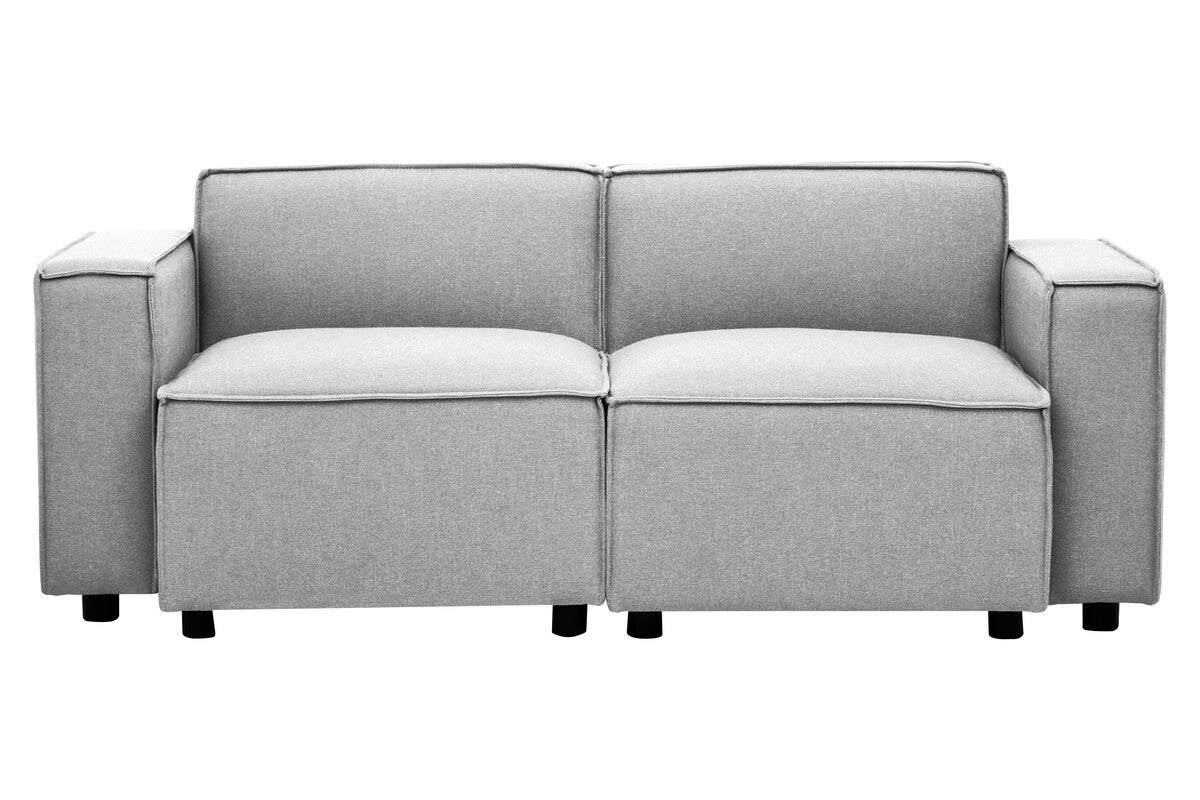 Toulouse Grey Fabric Right Arm Sofa - Image 9